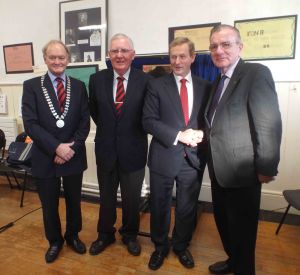 PPU President, Secretary, An Taoiseach and Bro Garvey