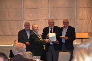 Runner Up Jim Conway receives his prize