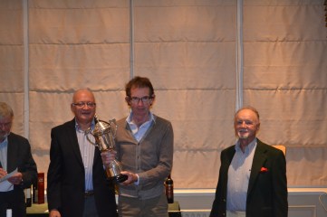 Frank Whelan receives the Golfer of the Year trophy