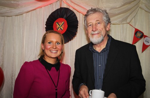 Teacher Siobhan and retired teacher Roy catch up